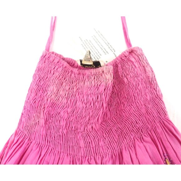 Girl's Summer Smocked Casual Sleeveless Dress 14/16 NWT - Picture 3 of 5